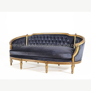 Chaises de salon, numéro de série 5505, en bois, sièges en mousse épaisse, et tissu lisse avec une finition soignée - Product Image 1