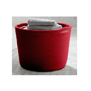 Natural Jute Rope Woven <b>Storage</b> Basket with Handles for Plant Living Room Home Decor Multifunctional Organizer - Product Image 5