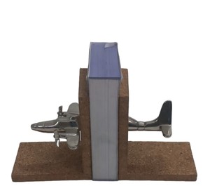 Sujetalibros de manos sólidas niqueladas, escaparate y estantería y exhibición de escritorio, revistas y organizador de periódicos, sujetalibros al mejor precio - Product Image 5