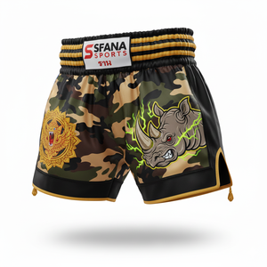 Pantalones Cortos de Muay Thai Duraderos SFANA SPORTS para Hombre, Ligeros, de Secado Rápido, Transpirables, Personalizables, Diseñados para Kickboxing, MMA, Boxeo - Product Image 1