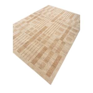 Tapis en laine noué à la main Thyme Gold, motif géométrique et abstrait, pour entrée de maison, rectangulaire 9x12 - Lca-911 - Product Image 2