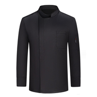 Veste de chef unisexe de haute qualité pour l'hiver, manches longues, 100% coton, séchage rapide, respirante, tendance, pour utilisation en restaurant