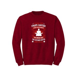 Sudadera de mezcla de algodón con estampado de temas de Buda, 12 opciones de color, estilo informal 260-280 GSM, colocación de diseño personalizable para invierno - Product Image 1