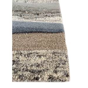 Tapis en laine tufté à la main Acar Tra-14860, gris et noir, motif abstrait, pour usage domestique - Product Image 4