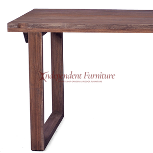 Modern Minimalist Rustic Brown <b>Dining</b> <b>Table</b> Trendy Design for Home Living Room Hotel Restaurant or Villa - Product Image 2