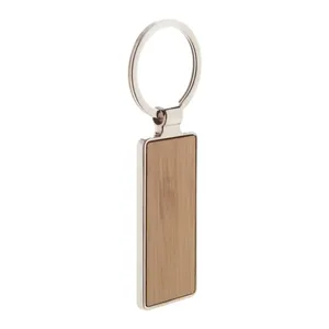 Portachiavi in Bambù Sostenibile per Regali Eco-Consapevoli - Product Image 1