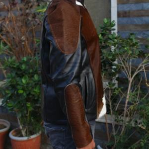 2025 vendedor superior para hombre chaqueta de pelo de vaca de cuero Original abrigo de invierno cálido transpirable High Street prendas de vestir exteriores chaquetas de pelo de vaca - Product Image 3