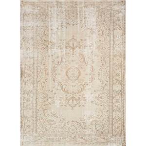 Tapis en laine noué à la main vintage ivoire Pae-1464(Fr) pour usage domestique - Product Image 1