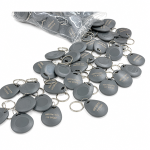 Gravure au laser ICODE <span class=keywords><strong>SLIX</strong></span> 13,56 MHz ISO15693 NFC RFID porte-clés ABS personnalisé - Product Image 1