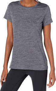 100% algodón Slim Fit cuello redondo Camiseta sólido estiramiento 200 gramos tejido de punto liso teñido con impresión Digital estilo Formal - Product Image 4