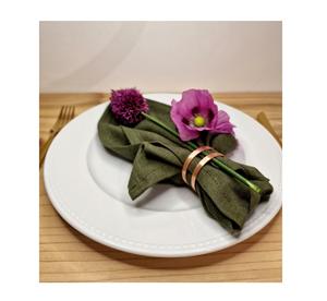 Anillo de Servilleta de Metal, Hermoso y Lujoso, Decoración de Comedor, Hecho a Mano, Reutilizable, para Uso en Hostelería - Product Image 4