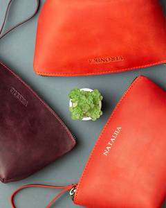 Trousse de maquillage femmes élégantes petit sac cosmétique en gros polyester personnalisé mode OEM LCB-0070 à la mode - Product Image 2