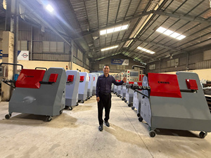 Dobladora automática de barras de refuerzo CNC de 6-10mm, barra de construcción de acero inoxidable, máquina dobladora de estribos, Motor esencial, núcleo de motor esencial - Product Image 3