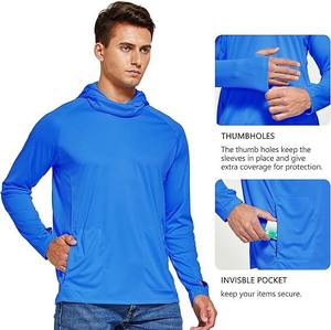 RTS เสื้อฮู้ดสำหรับตกปลาแขนยาวปรับแต่งได้ใส่สบายแห้งเร็วและระบายอากาศได้ดีเสื้อผ้าสำหรับผู้ใหญ่ขนาดพิเศษ50 + - Product Image 3