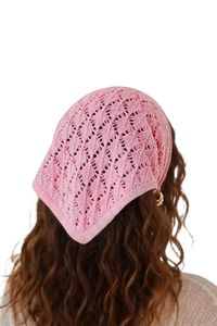 Bandana en tricot pour femme, foulard doux style crochet, bandeau pour cheveux - Product Image 5