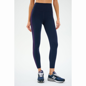Leggings de sport pour femmes de haute qualité, taille élastique, logo personnalisé, motif uni, taille mi-haute, séchage rapide et respirant, pour adultes - Product Image 2