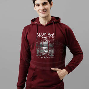 Sweat à capuche uni pour homme, coupe décontractée, doublé en polaire, design respirant et écologique, mode décontractée de rue, confort - Product Image 4