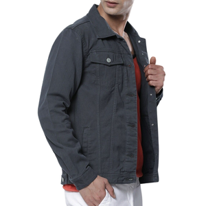 Chaquetas de hombre de trabajo de lona resistentes personalizadas para comodidad informal Abrigo de moda para exteriores con diseño duradero y versatilidad - Product Image 3