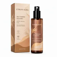 ETRUN OEMODM Spray bronzant pour le visage, brume autobronzante pour le visage, eau bronzante sans soleil avec des ingrédients naturels, application facile, hydratant