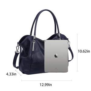 Sacs fourre-tout en cuir véritable tissé à la main de couleur personnalisée pour femmes de qualité supérieure 100% cuir résistant à l'eau fermeture à glissière tout - Product Image 4