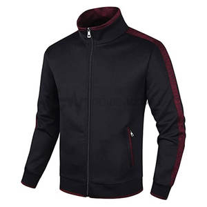Chándal informal de manga larga para hombre, conjunto atlético con cremallera completa, para correr, trotar, chaqueta y pantalones deportivos - Product Image 6