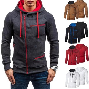 Marque de mode hommes manteau décontracté Tech polaire à capuche hommes fermeture éclair sweat à capuche automne et hiver Simple veste ample - Product Image 2