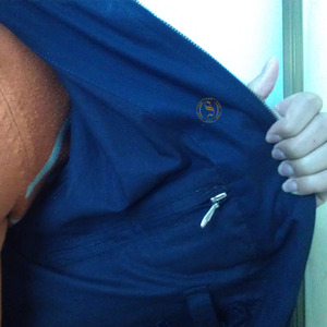 Veste délavée en cuir garnie de vêtements en coton 100% personnalisée OEM pour hommes - Product Image 2