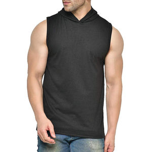 Street Wear Casual Custom Gym Hoodie Sleeveless Pullover Fitness Workout Autumn Winter Unisex Men Hoodies OEM Serviced - Product Image 1