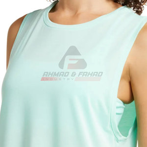 Camiseta informal sin mangas de algodón 2025 para mujer, camiseta sin mangas transpirable con tasa de venta completa, camisetas sin mangas para mujer a la venta, novedad de 100% - Product Image 5