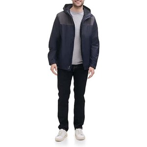 Chaquetas de lluvia impermeables con cremallera al por mayor, ropa de hombre, cortavientos con cremallera y capucha, prendas de vestir exteriores de manga larga, chaquetas de lluvia para hombre - Product Image 5
