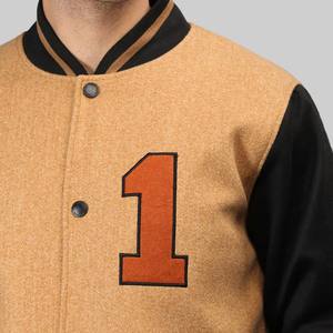 Qualité fine Produit le plus exigeant Hommes Varsity Baseball Veste Taille régulière Patchs de broderie Élégant Lettermen Veste - Product Image 6