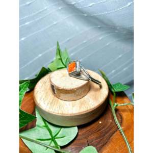 Peggy Skeets Spiny Oyster & Sterling Silver Fashion Cuff Bracelet - Product Image 3
