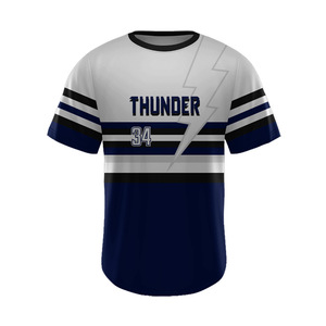 Maillot de Baseball vierge respirant pour hommes chemises boutonnées décontractées à manches courtes maillots de sport d'équipe active - Product Image 5