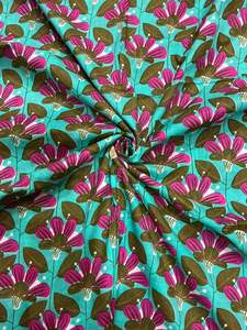 Tela de Algodón Orgánico Hecha a Mano en India, Ecológica, No Tejida, para Ropa de Niños, Estampada a Mano con Bloques de Jaipur Sanganeri, Venta al Por Mayor - Product Image 4