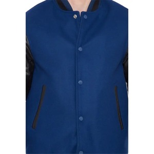 Nouveau design de vestes de baseball d'hiver lâches à la mode Patches en chenille Bombardier Letterman College Veste universitaire d'hiver - Product Image 3