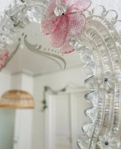 Vintage Venetian Murano <b>Glass</b> <b>Mirror</b> - Product Image 4