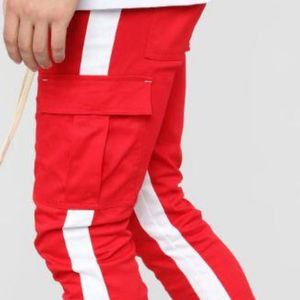 กางเกงวอร์มผู้ชายเอวกลาง แห้งเร็ว กันน้ำ ผ้าสแปนเด็กซ์/โพลีเอสเตอร์ 100% บุขน สำหรับเล่นกีฬา มีกระเป๋า 2 ช่อง ใช้กลางแจ้ง บริการ OEM - Product Image 4