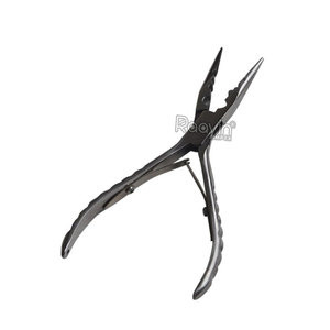 Alicates para Remover Extensiones de Cabello con Adhesivo, Fuerte Sujeción, Acero Inoxidable de Grado Quirúrgico, Elimina Eficientemente Anillos de Queratina, Color Negro - Product Image 1