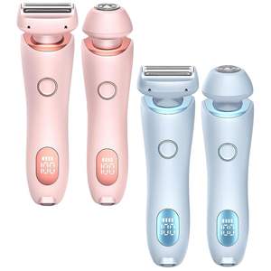 Rasoir électrique 2-en-1 pour femme, étanche, utilisation humide et sèche, tondeuse bikini sans fil pour poils pubiens, lame en céramique, rasoir intime féminin - Product Image 4