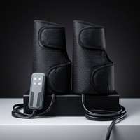 Masseur à compression d'air pour mollets et jambes, sans fil, le plus vendu, avec fonction chauffante, pour la vente en gros ou la personnalisation