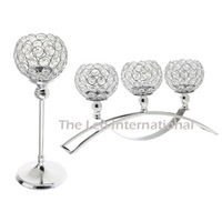 Porte-bougie en cristal religieux artistique Décoration de mariage pour banquets Chambres Décoration Modèle artisanal Cadeaux