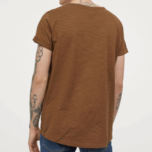 เสื้อยืดผู้ชายพรีเมียม สตรีทแวร์ ผ้าฝ้าย แขนสั้น ทรงหลวม สวมใส่สบายทุกวัน แฟชั่นฤดูร้อน ทันสมัย รับผลิตแบบ OEM ODM - Product Image 2