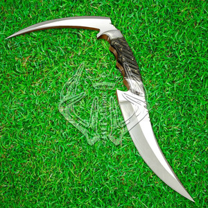Custom Full Tang D2 Steel Hunting Camping Bearded <b>Axe</b>, Micarta Handle Tomahawk Real Hatchet with Leather Sheath, Ideal Gift - Product Image 2