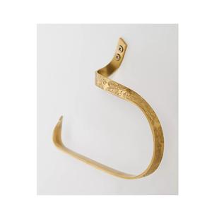 Porte-papier toilette en aluminium artisanal pour la collection d'accessoires de salle de bain, doté d'une construction solide et d'une finition artistique - Product Image 1