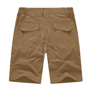 กางเกงขาสั้นทรงคาร์โก้สำหรับผู้ชายแบบลำลองมีกระเป๋าด้านข้างทรงหลวมมีกระเป๋าด้านข้างสำหรับใส่โลโก้ตามสั่ง - Product Image 2