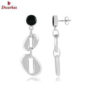 ต่างหู925เงินสเตอร์ลิงแบบเรียบขายส่งหรูหราเครื่องประดับดีสำหรับสุภาพสตรีสไตล์น่ารักสำหรับงานแต่งงานหรือของขวัญ - Product Image 4