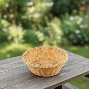 Rattan & Wicker <b>Basket</b> 20cm Natural <b>Table</b> Storage - Product Image 3