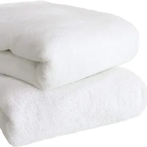 [Wholesale Products] 100% Organic Cotton Bath Towel Made in Japan 60cm*124cm 400GSM Well Absorption Super Soft Fluffy White