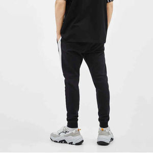 Pantalons de survêtement pour hommes de haute qualité, personnalisables, style hip-hop, mi-longueur, taille élastique, bas de pantalon élastiques, vente en gros, coupe ample et lourde - Product Image 4