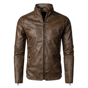 Veste en cuir pour homme de qualité supérieure, légère, facile à laver, logo personnalisé, meilleure arrivée, respirante, service OEM, veste en cuir pour homme - Product Image 1